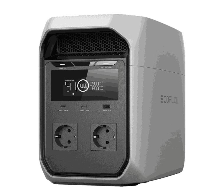 EcoFlow DELTA 3 Classic – tragbare Powerstation mit 1.024 Wattstunden Kapazität und 1.800 Watt Dauerleistung