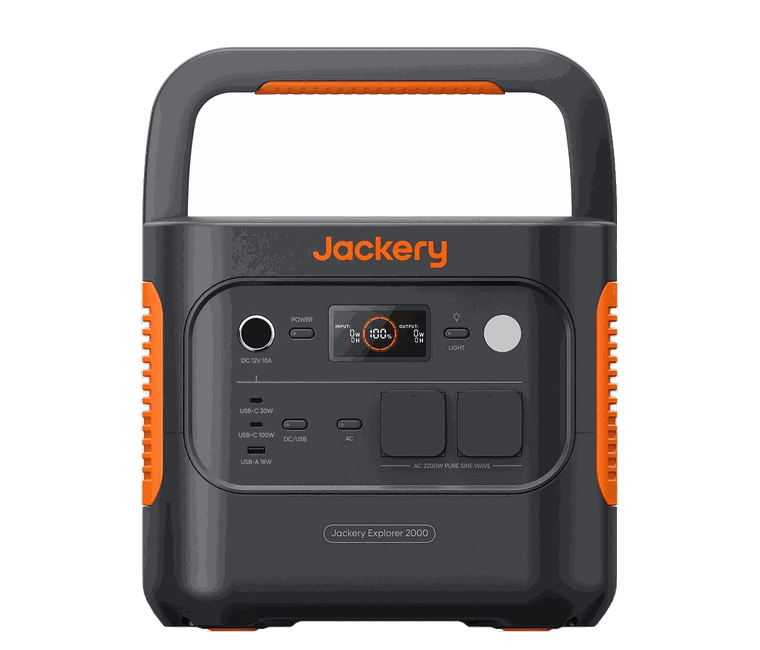 Jackery E2000 v2 Powerstation 2042 Wh – Powerstation mit 2.042 Wattstunden und 2.200 Watt Dauerleistung