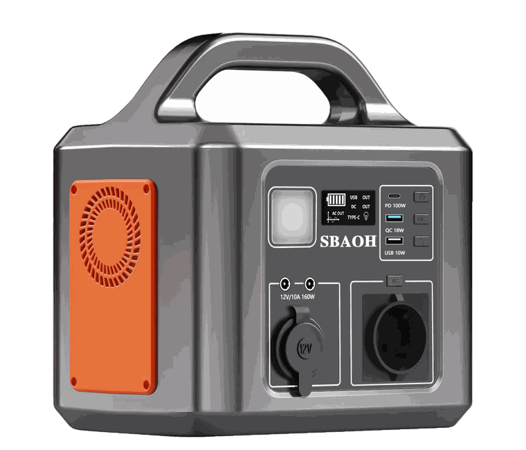 SBAOH 600W – tragbare Powerstation mit 538,7 Wattstunden Kapazität und 600 Watt Dauerleistung